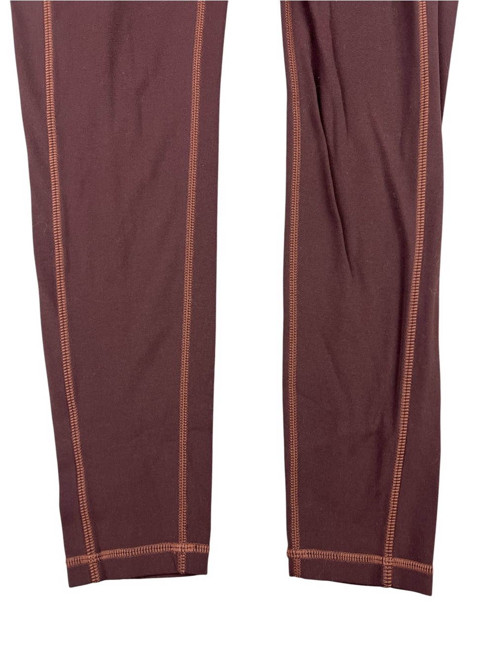Prana Electa Leggings Womens Small Brown Orange High Waist Functional Pockets - Picture 3 of 12